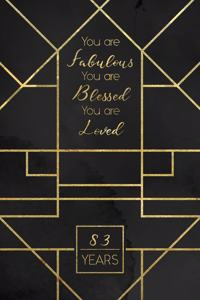 83rd Birthday Journal