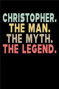 Christopher The Man The Myth The Legend
