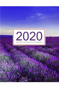 2020 Planner Weekly & Monthly 8.5x11 Inch