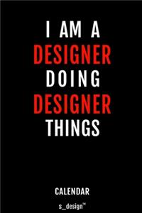 Calendar for Designers / Designer: Everlasting Calendar / Diary / Journal (365 Days / 3 Days per Page) for notes, journal writing, event planner, quotes & personal memories