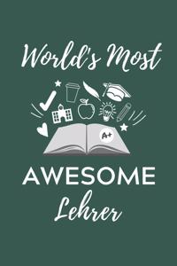 World's Most Awesome Lehrer