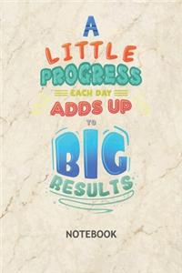 A Little Progress Each Day Adds Up To Big Results