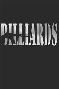 Billard Notizbuch