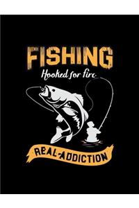 Fishing Hooked for Fire Real Addiction (Log Book)