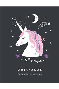 2019-2020 Weekly Planner: Large Two Year Planner with To-Do List (Bonus Unicorn Coloring Pages)