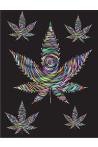 Colorful Marijuana Composition Notebook