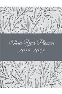 Three Year Planner 2019-2021