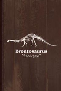 Brontosaurus Thunder Lizard Journal Notebook