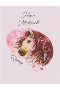 Mein Malbuch Romy