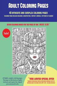 Adult Coloring Pages (40 Complex and Intricate Coloring Pages)