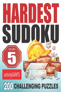 Hardest Sudoku Volume 5 200 Challenging Puzzles