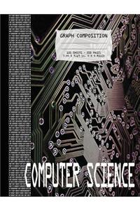 Computer Science Graph Composition Book 4x4 Graph Ruled Notebook 100 sheets