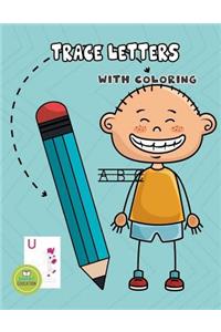 Trace Letters With Coloring