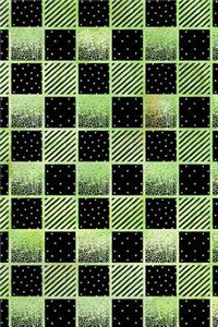 Journal Notebook Squares and Dots Pattern 4