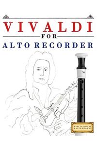 Vivaldi for Alto Recorder