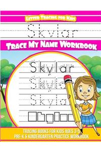 Skylar Letter Tracing for Kids Trace my Name Workbook