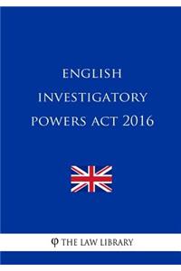 English Investigatory Powers Act 2016