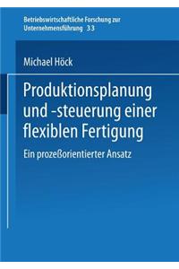Produktionsplanung und -steuerung einer flexiblen Fertigung