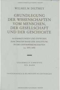 Wilhelm Dilthey-Gesammelte Schriften