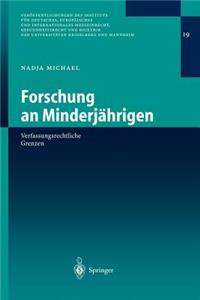 Forschung an Minderjährigen