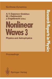 Nonlinear Waves 3