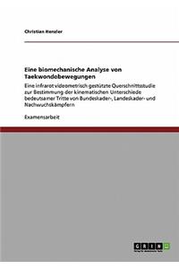 Eine biomechanische Analyse von Taekwondobewegungen