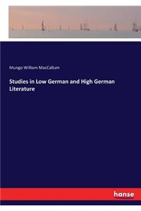 Studies in Low German and High German Literature