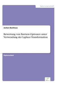 Bewertung von Barriere-Optionen unter Verwendung der Laplace-Transformation