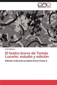 teatro breve de Tomás Luceño
