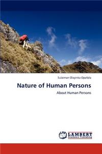 Nature of Human Persons