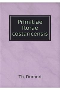 Primitiae Florae Costaricensis