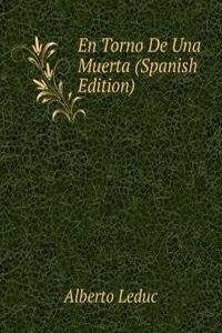 En Torno De Una Muerta (Spanish Edition)