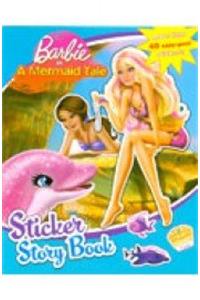 Sticker Story Book - Barbie In A Mermaid Tale