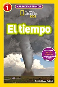 Aprende a leer con National Geographic (Nivel 1) - El tiempo: Â¡Textos en letra de imprenta para lanzarse a leer!