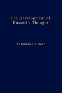 Development of Husserl's Thought