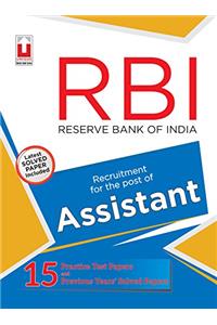 RBI Assistant Practice Papers (Master Guide Series)