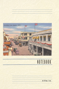 Vintage Lined Notebook Greetings from Jamaica, BWI