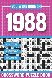 You Were Born In 1988 Crossword Puzzle Book