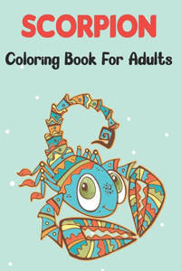 Scorpion Coloring Book For Adults