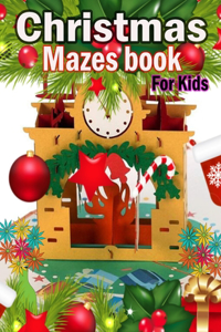 Christmas Mazes book for kids