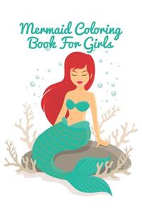 Mermaid Coloring Book For Girls