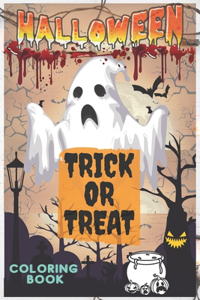 Halloween Trick or Treat Coloring Book