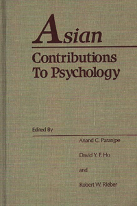 Asian Contributions to Psychology