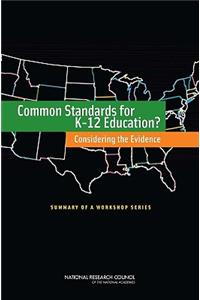 Common Standards for K-12 Education?