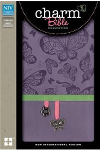 NIV, Charm Bible Collection, Leathersoft, Purple