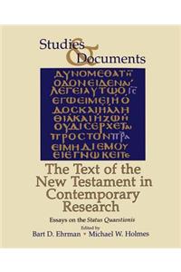 Text of the New Testament in Contemporary Research