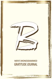 B Men's Monogrammed Gratitude Journal