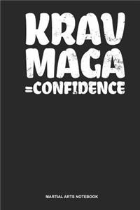 Martial Arts Notebook: Dotted Log Book For Krav Maga Instructor: Self Defense Journal Krav Maga Confidence Gift