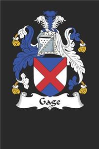 Gage: Gage Coat of Arms and Family Crest Notebook Journal (6 x 9 - 100 pages)