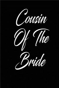 cousin of the bride